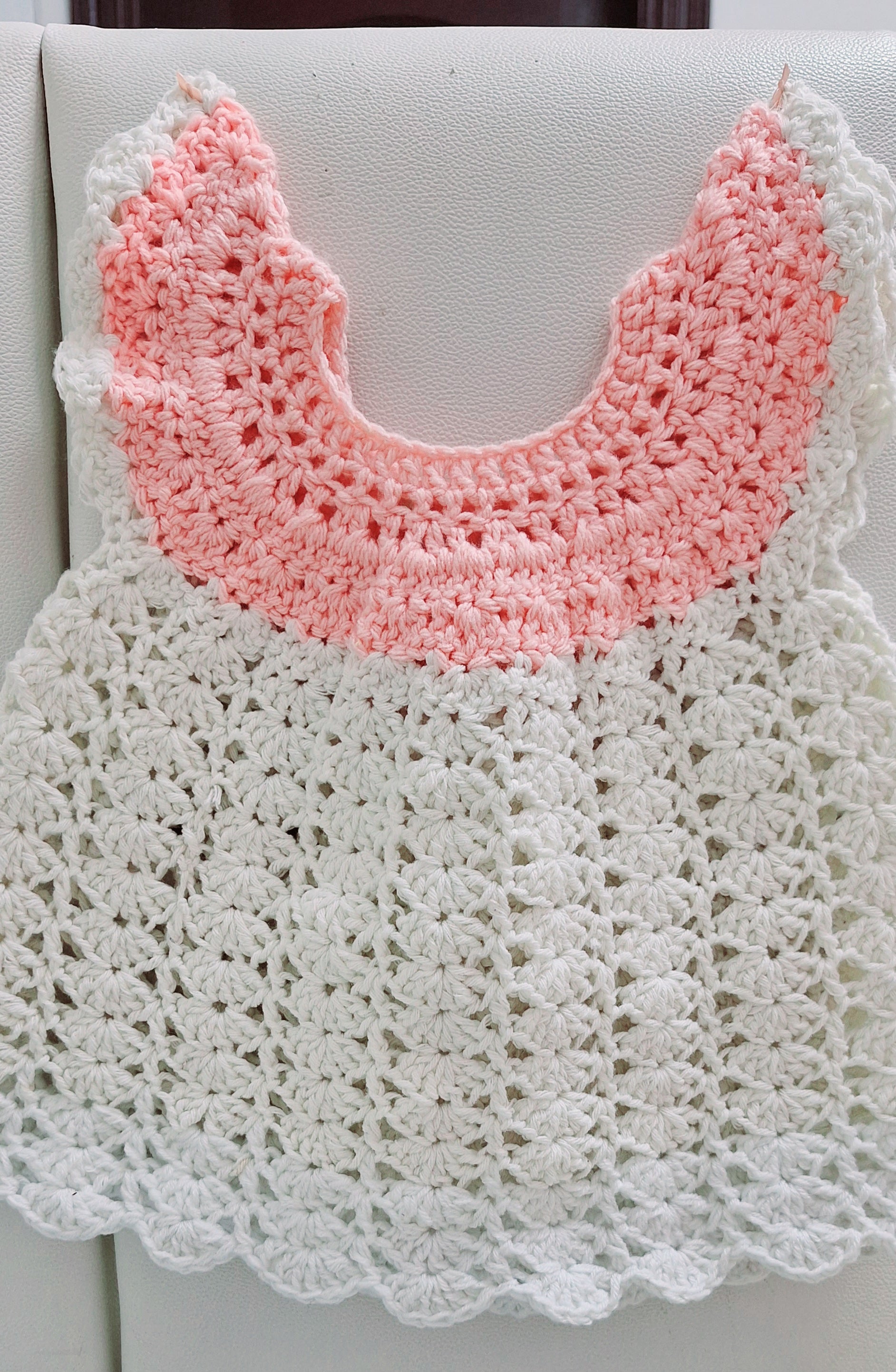 Rosebud Crochet Baby Dress 2 - EWSELLS